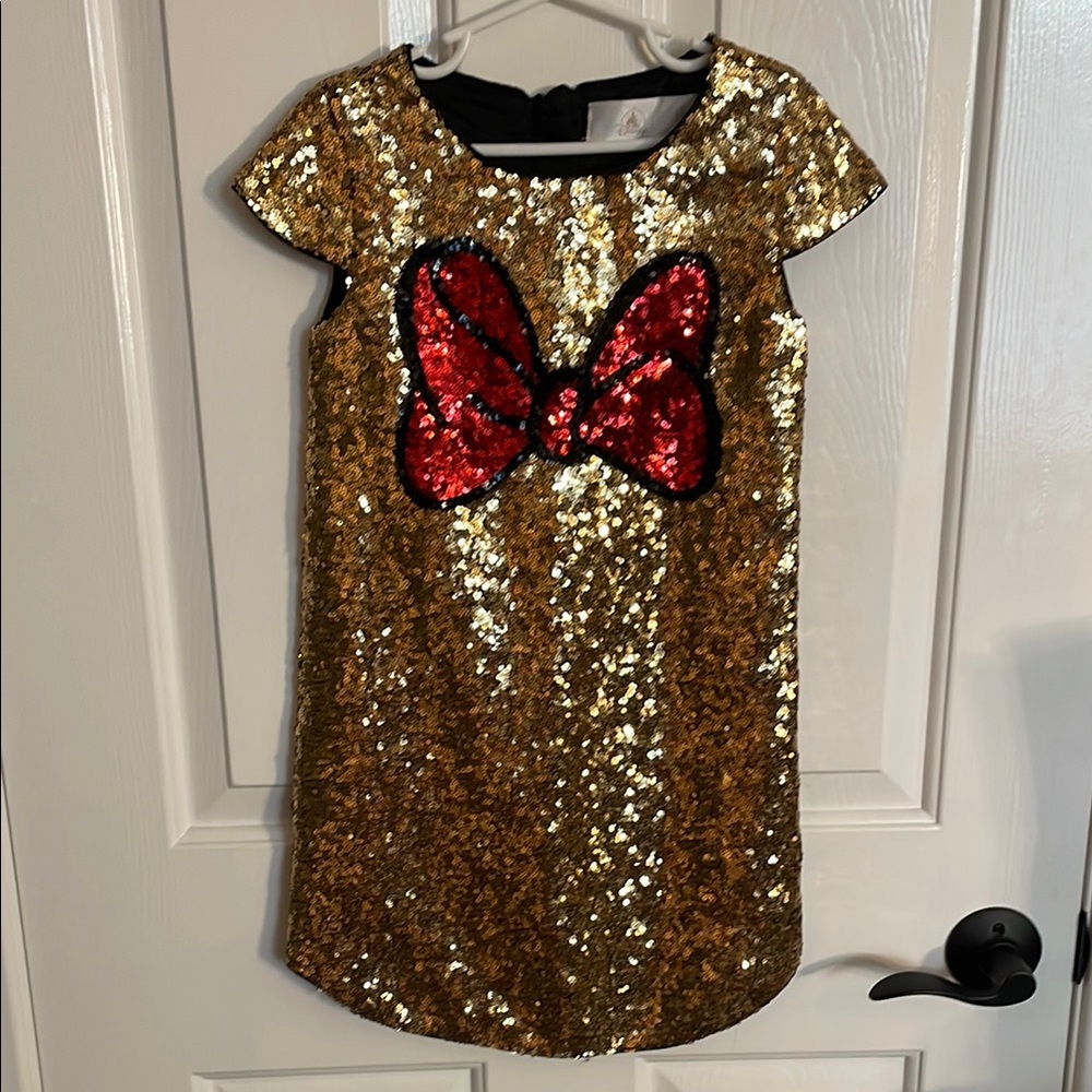 Girls Disney Sequin Dress - Size 5/6
